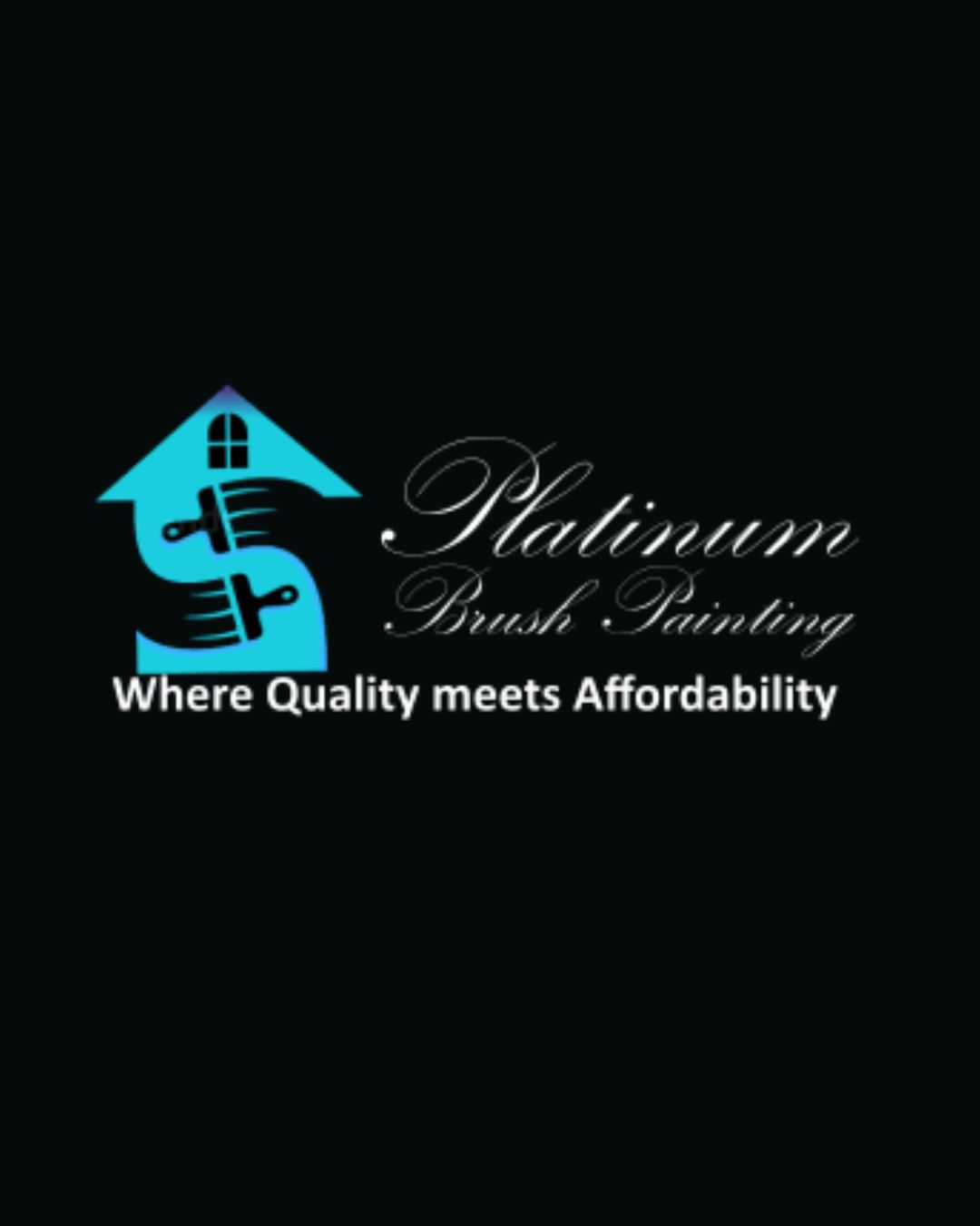 Platinum Brush Painting	